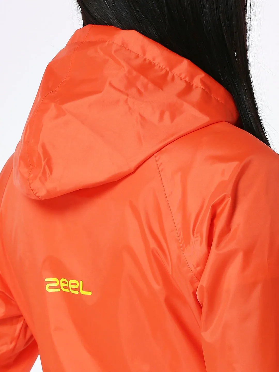 Zeel Diva Orange Trench Coat